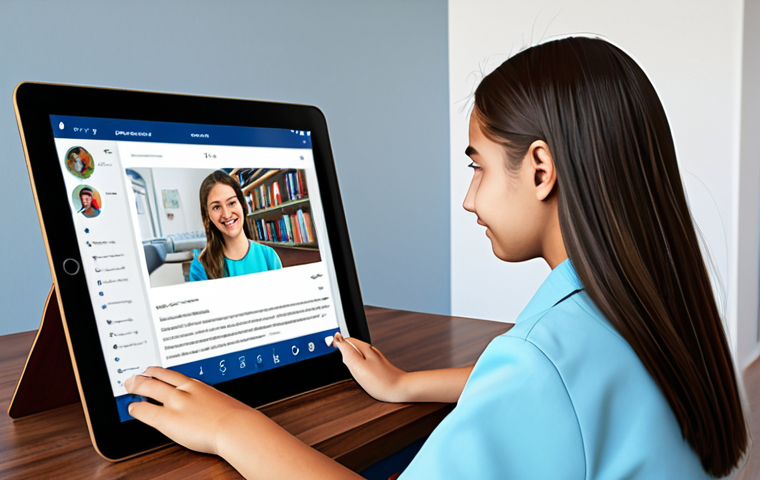 몰입형 학습 환경에서의 기술적 도전 과제 - Modern Classroom with VR Integration**

"A bright, modern classroom in a Middle Eastern school, full...