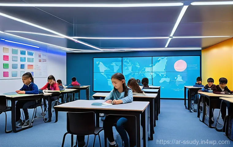 몰입형 학습의 성공적인 사례 분석 - **Prompt:** Inside a high-tech chemistry lab, several university students are actively engaged in a ...